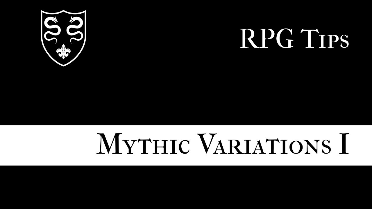 Solo RPGs: Mythic Variations 1