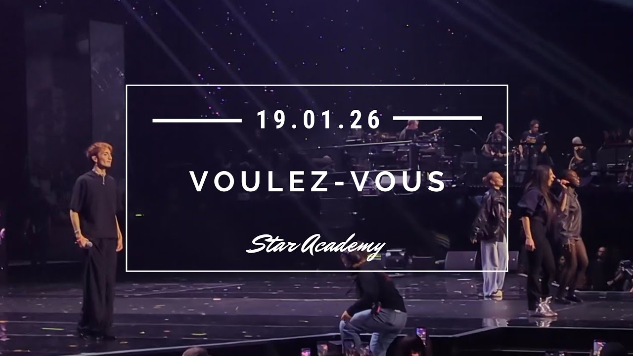 Les Enfoirés - Star Academy (Voulez-Vous) l 19/01/2026 Paris 