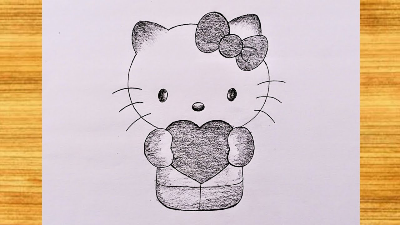 Drawing tutorial - How to draw Hello Kitty step-by-step for beginners | Easy Drawing 
