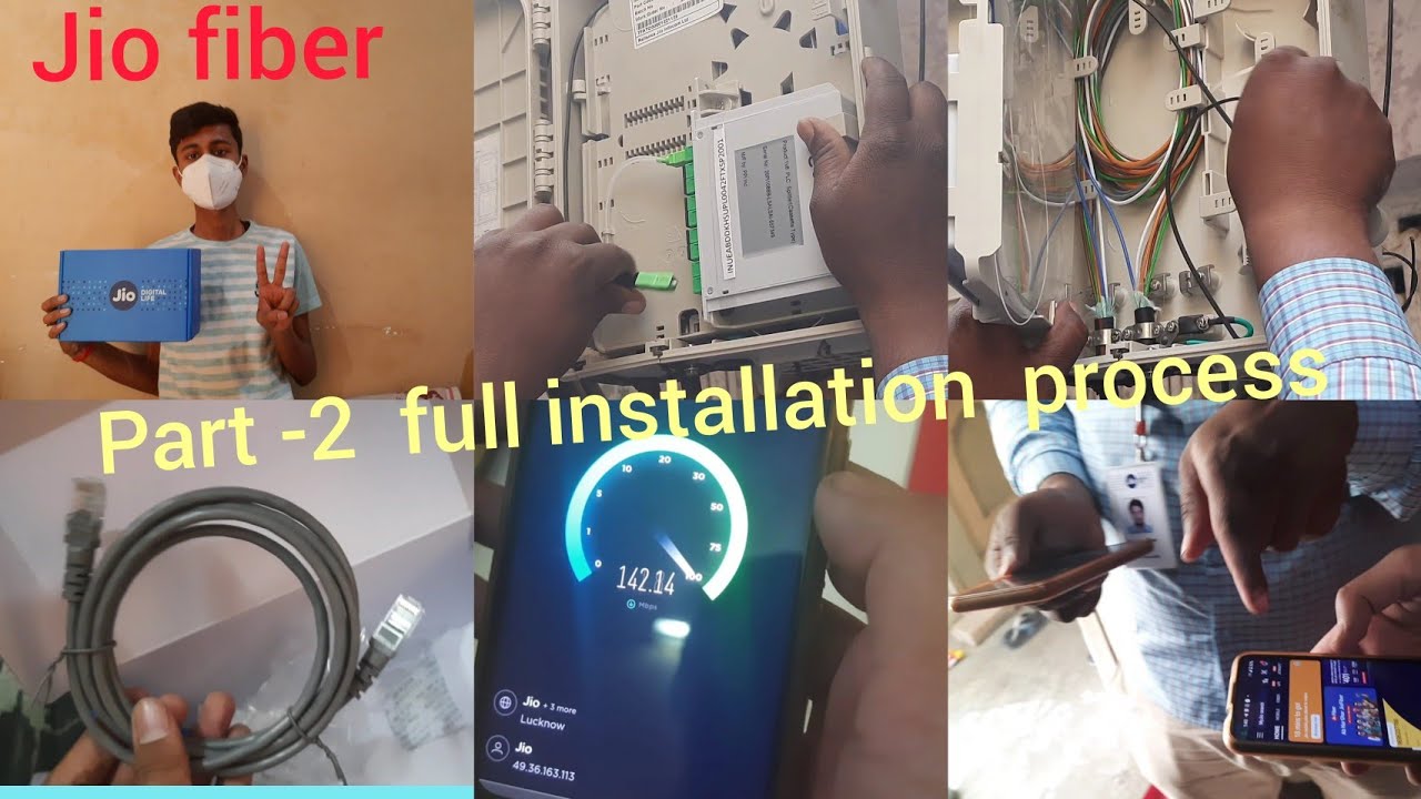 Jio fiber installation | part-2 | speed of jio fiber |setup for landline call | hindi |full install|