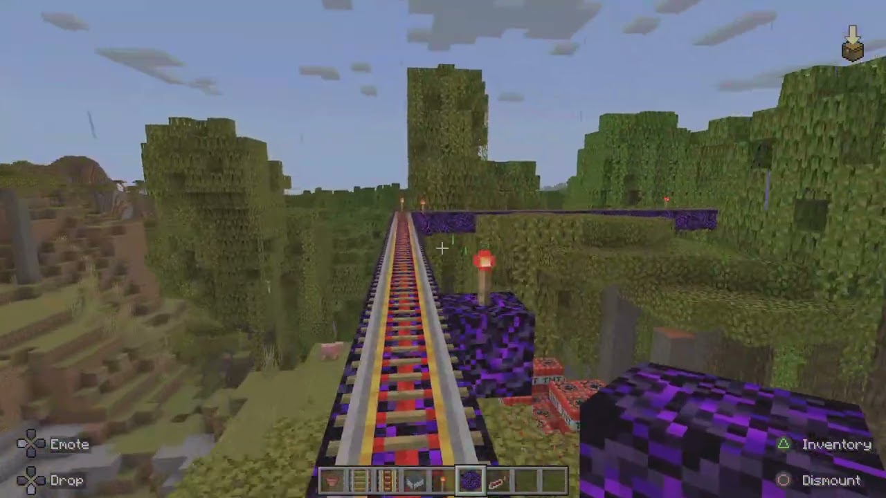 Minecraft Roller coaster by Aiza- Xee HD original Video