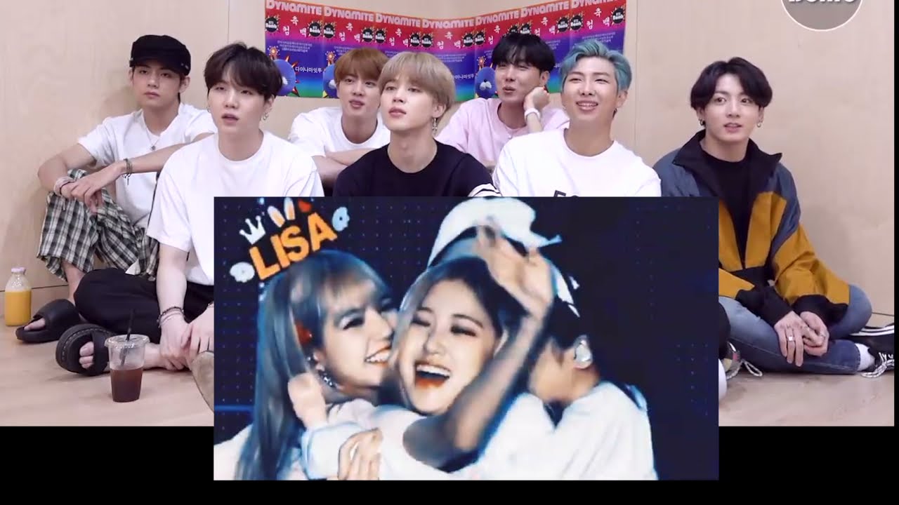 BTS REACTION BLACKPINK FMV