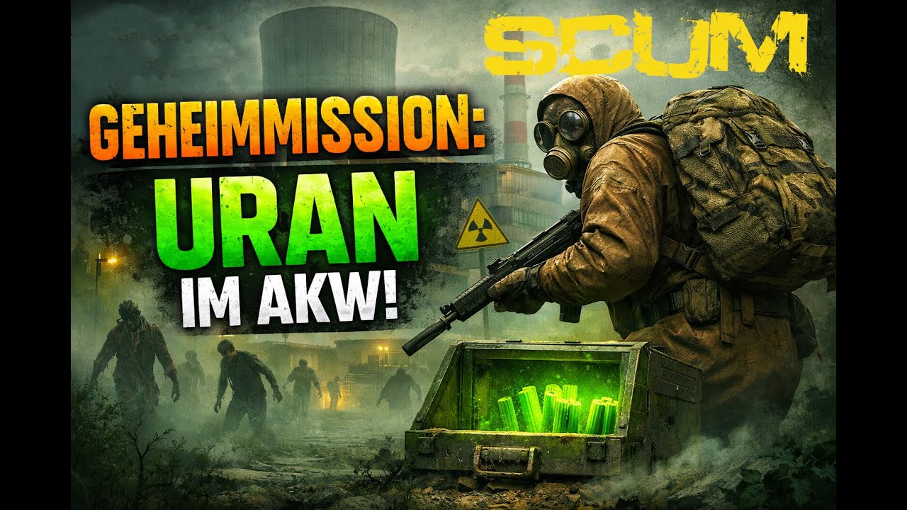 SCUM Live | Uranvorsorge | Im verstrahlten AKW-Gebiet!