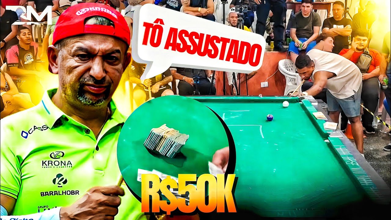 QUEM DIRIA QUE ESSE SERIA O MELHOR JOGO DE 2025 ! MAIS DE 50K #sinuca 