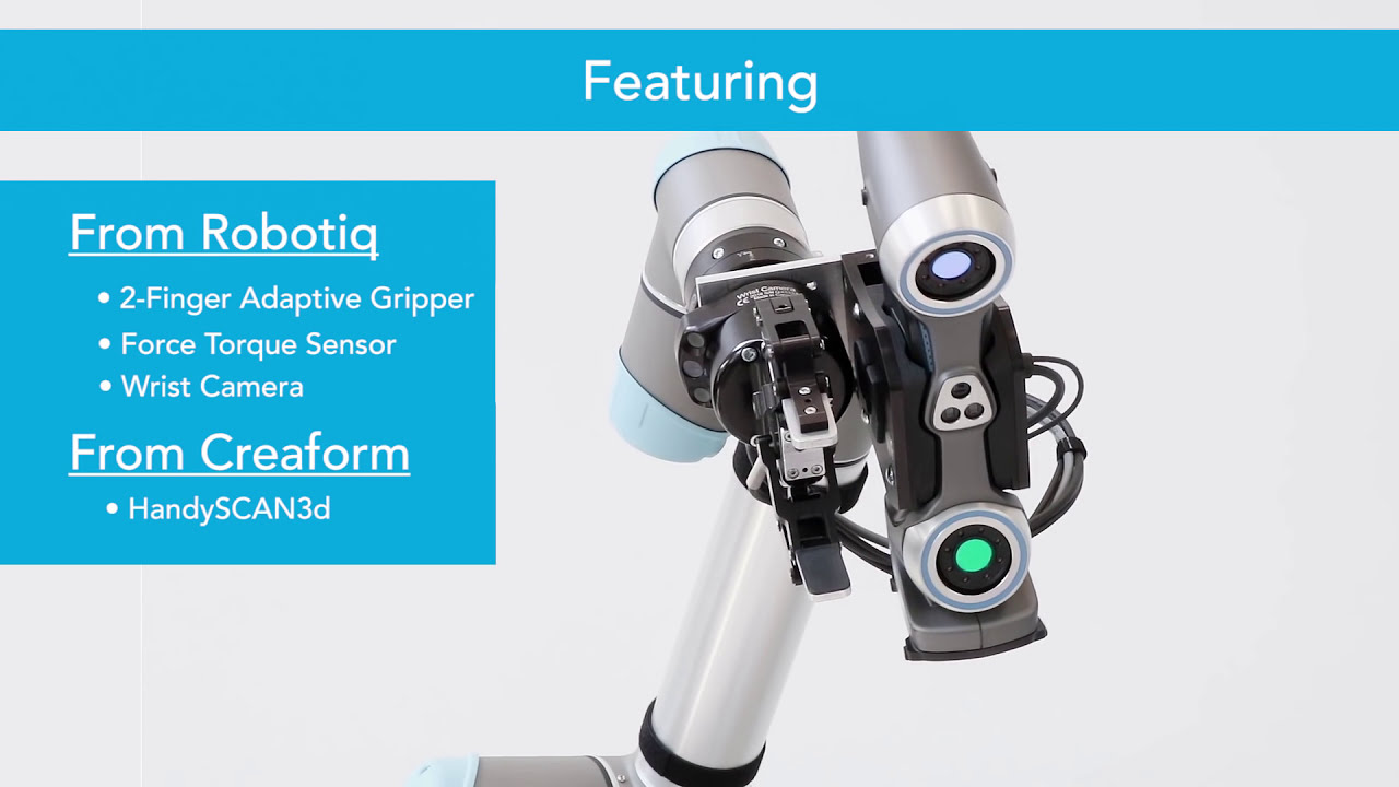 Automated Laser Scanning Inspection Easily Taught Using Robotiq Plug + Play Solutions