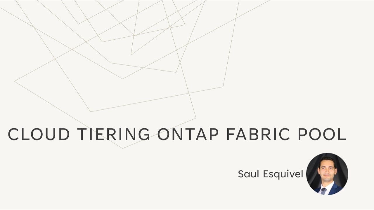 Cloud Tiering with FabricPool - NetApp Tutorial