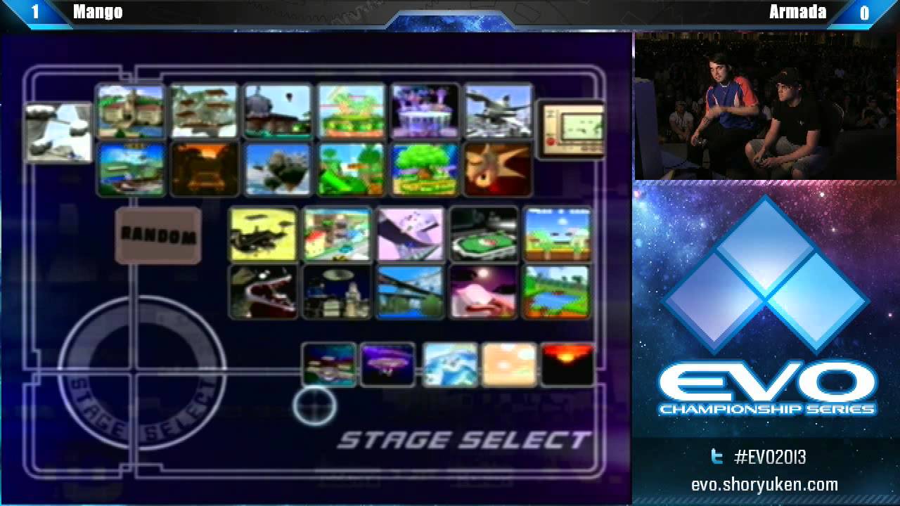 EVO 2013 SSBM Top 8 LSF - Mango (Fox) vs Armada (Peach)