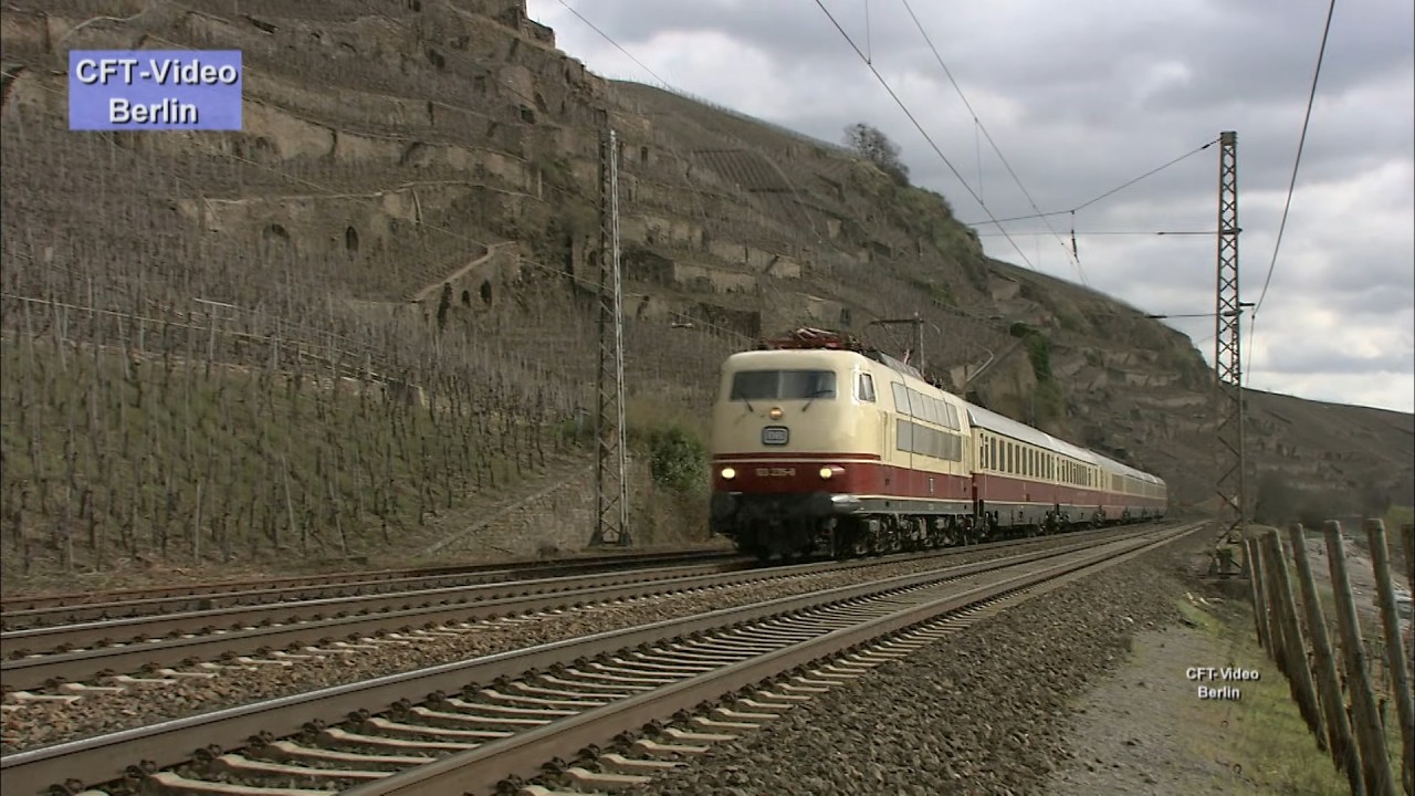 Mit 103 235 entlang der Mosel