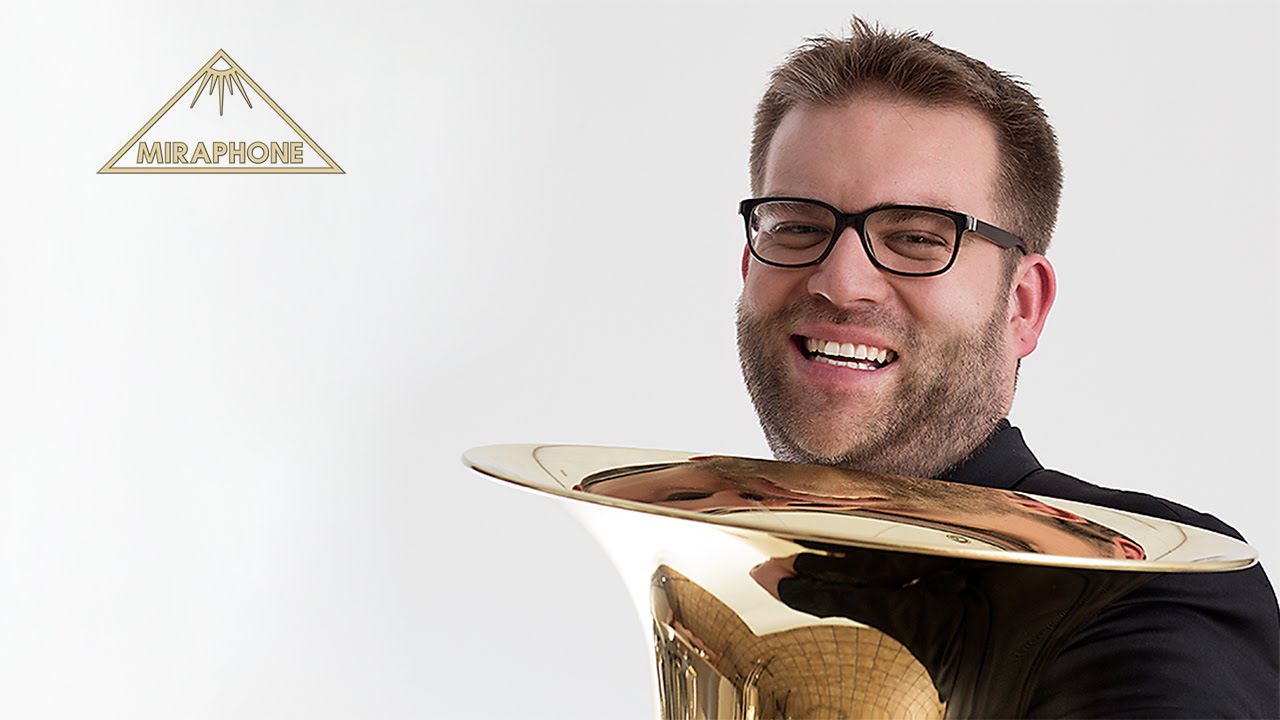 Prof. Dirk Hirthe and his Miraphone F tuba 481 