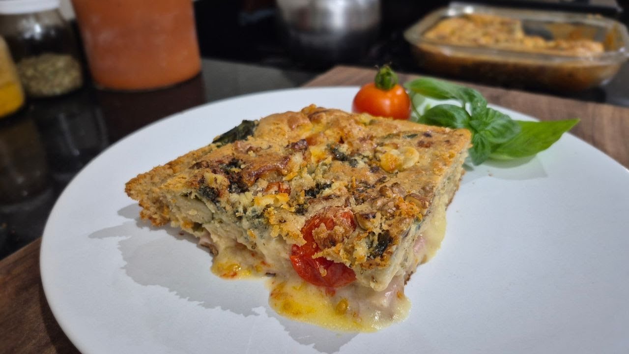 Tarta de avena rellena y súper sabrosa | Receta fácil y saludable