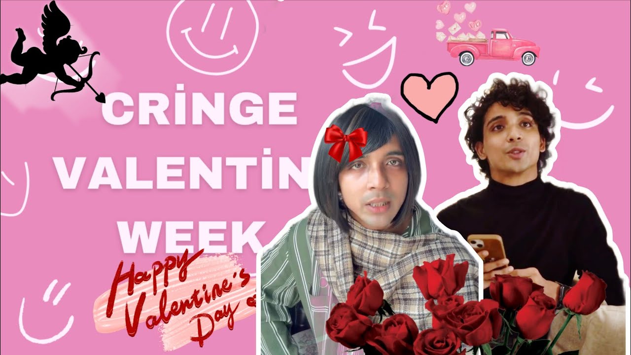 Cringe Valentine week 👩‍❤️‍💋‍👨||Credit laughtersane||
