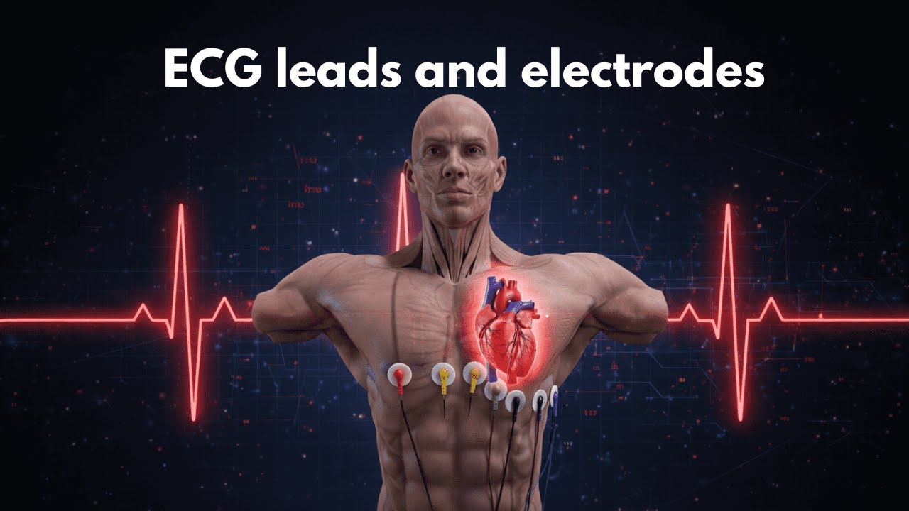 ECG leads explained | Limb leads & Chest leads | easy and simple 
