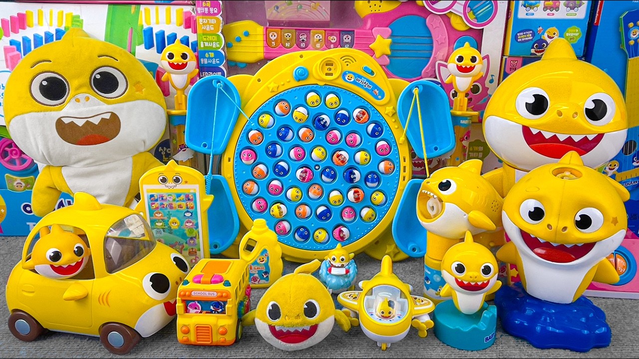 109 Minutes BABY SHARK Collection Unboxing - Satisfying Unboxing (ASMR)