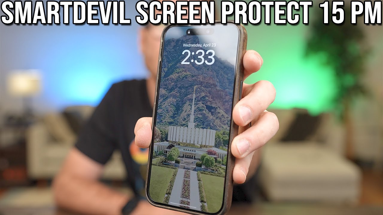 SmartDevil Screen Protector iPhone 15 Pro Max
