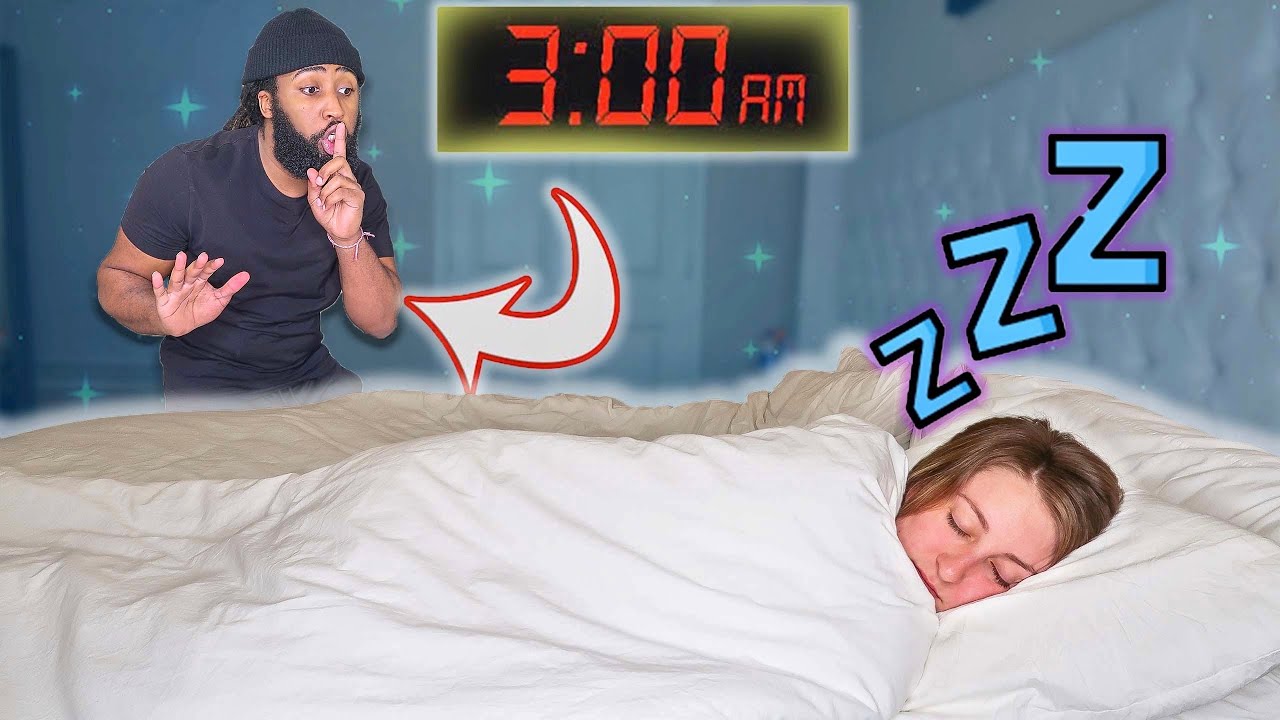 SNEAKING BACK IN THE HOUSE AT 3AM PRANK ON GIRLFIREND (SHE KICKED ME OUT)