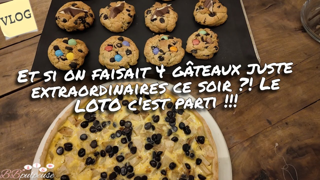 [. VLOG .] Et si on faisait 4 gâteaux juste extraordinaires ce soir ?! Le LOTO c'est parti !!! #koro