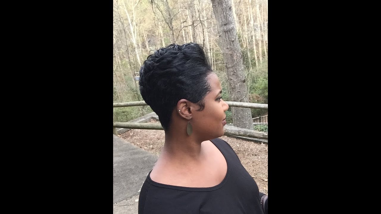 Short Relaxed Hair Tutorial: How to style