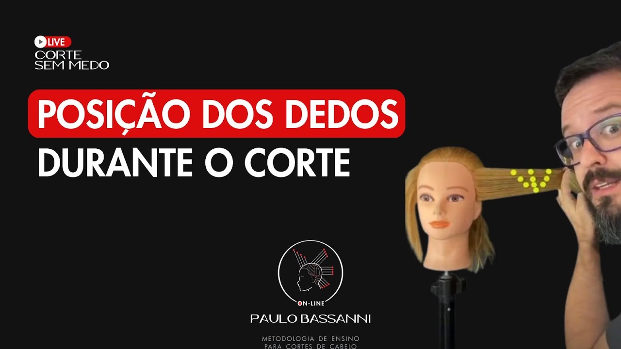 POSIÇÃO DOS DEDOS DURANTE O CORTE