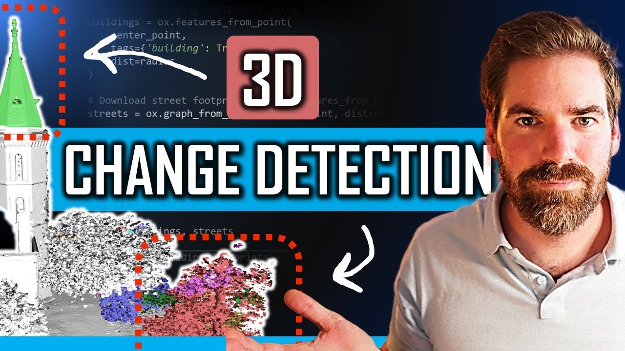 Smart 3D Change Detection: Complete Python Tutorial (point clouds)