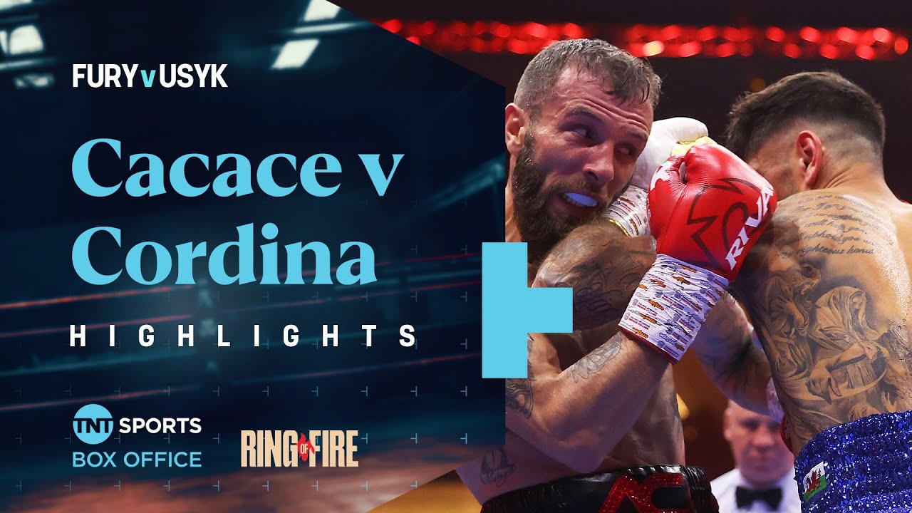 STUNNING WIN 😮 | Anthony Cacace vs Joe Cordina Fight Highlights | #FuryUsyk 🇸🇦 #RingOfFire
