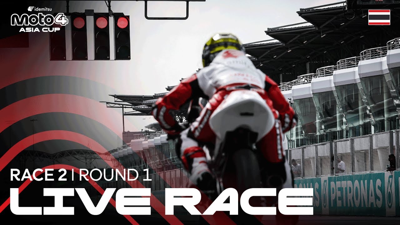 🔴LIVE RACE 2  | Round 1 - Thailand 🇹🇭 | 2026 Idemitsu #Moto4Asia Cup