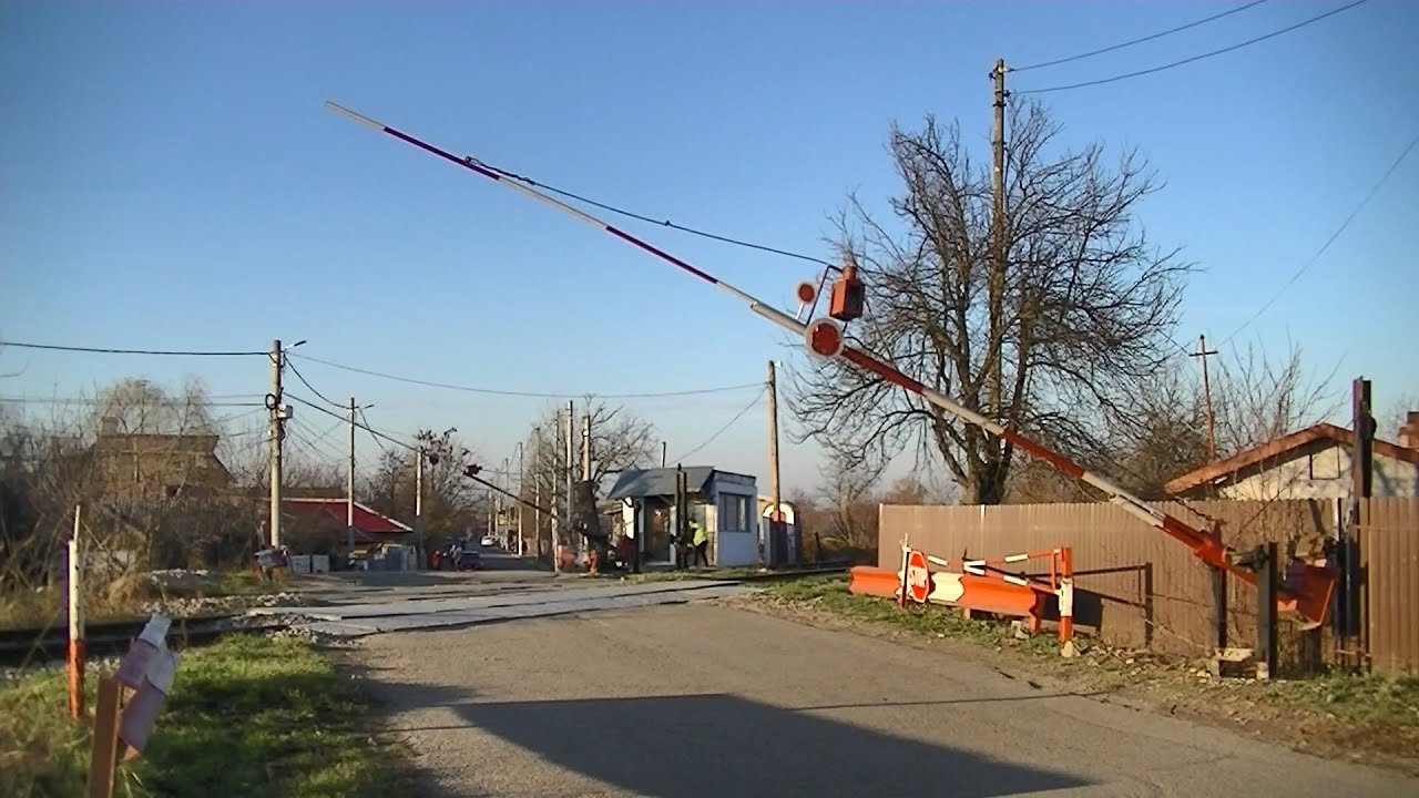 Spoorwegovergang Giurgiu (RO) // Railroad crossing // Trecere la nivel