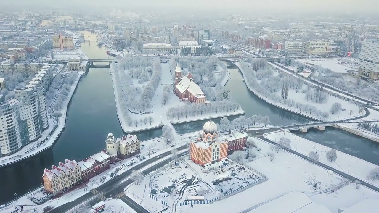 Russia - The Coldest Inhabited Place on Earth | 4k Relaxing Drone