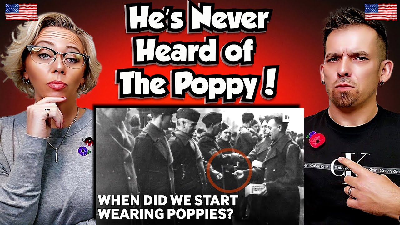 American Exes React: UK The History Of Remembrance Day Poppies! FIRST TIME REACTION!