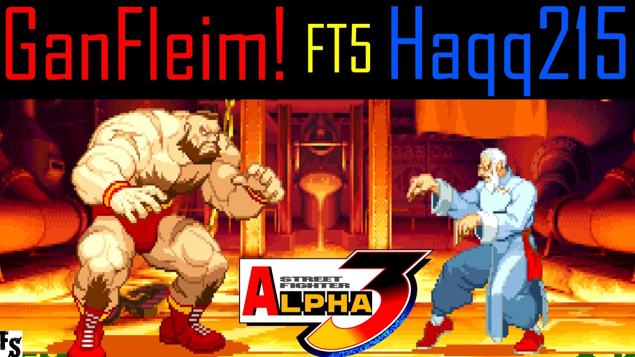 Street Fighter Alpha 3 - GanFleim! [Zangief] vs Haqq215 [Gen] (Fightcade FT5)