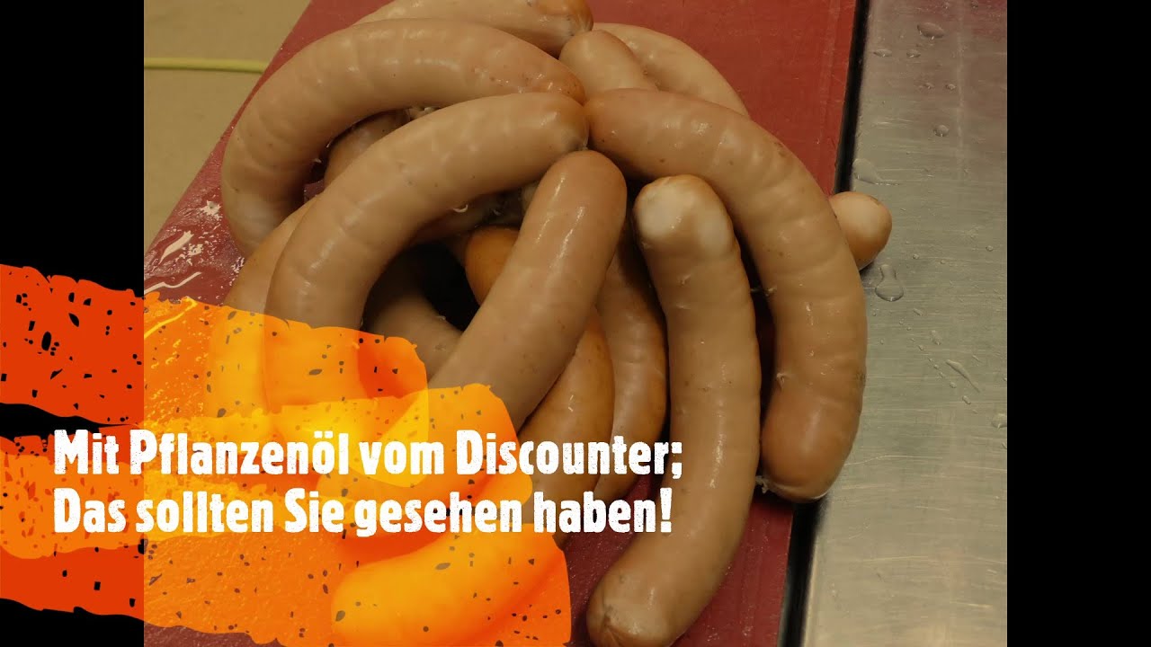 Geflügelwurst mit Pflanzenöl. So wirds gemacht - Profimetzger Ralf.