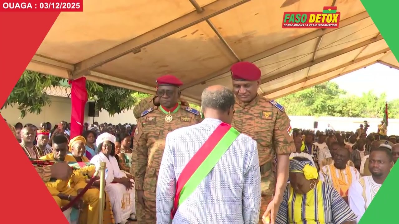 Près de 400 personnes sont décorées dans l’Ordre de l’Étalon et dans l’Ordre du Mérite burkinabè