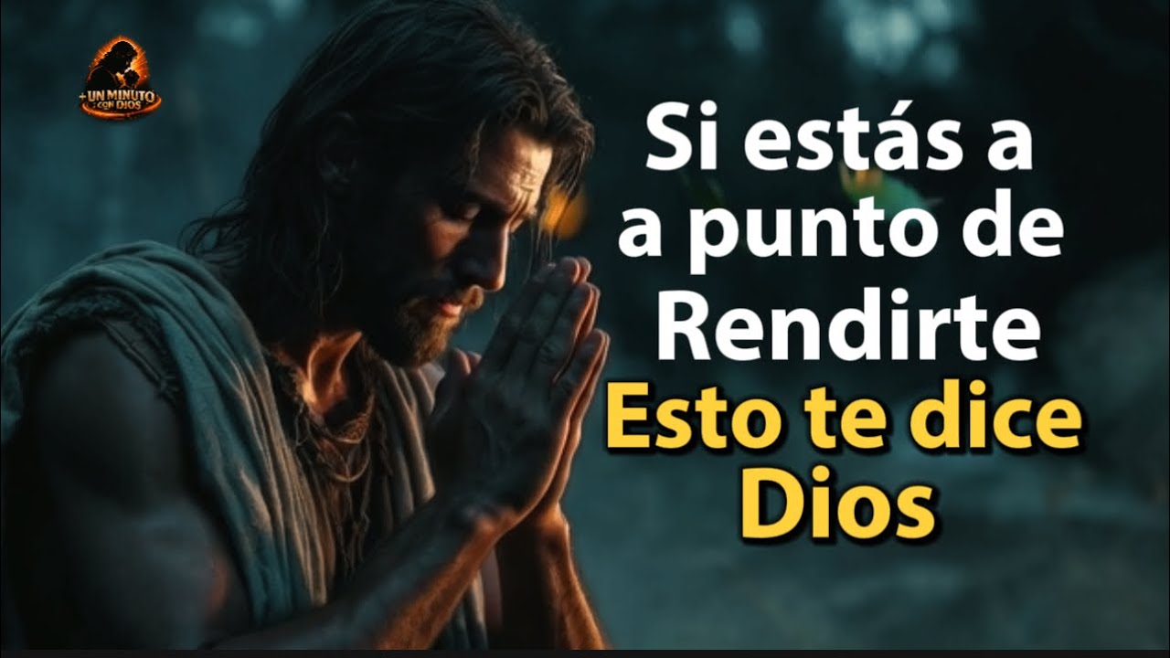 Lo que Dios te dice cuando estás a punto de rendirte