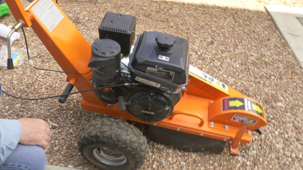 PowerKing PK0803 (2018) 14HP Kohler Engine Stump Grinder - WALK AROUND