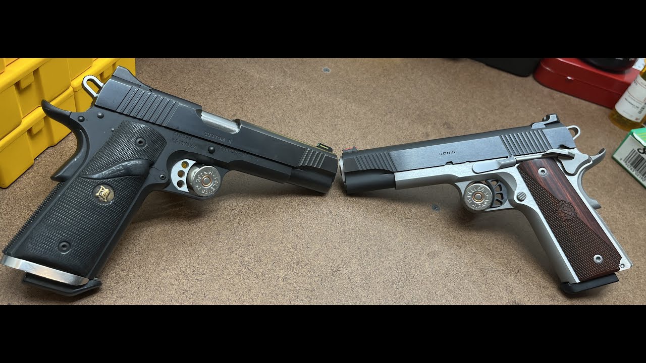 10mm Auto Springfield Armory  Ronin vs Kimber Custom II