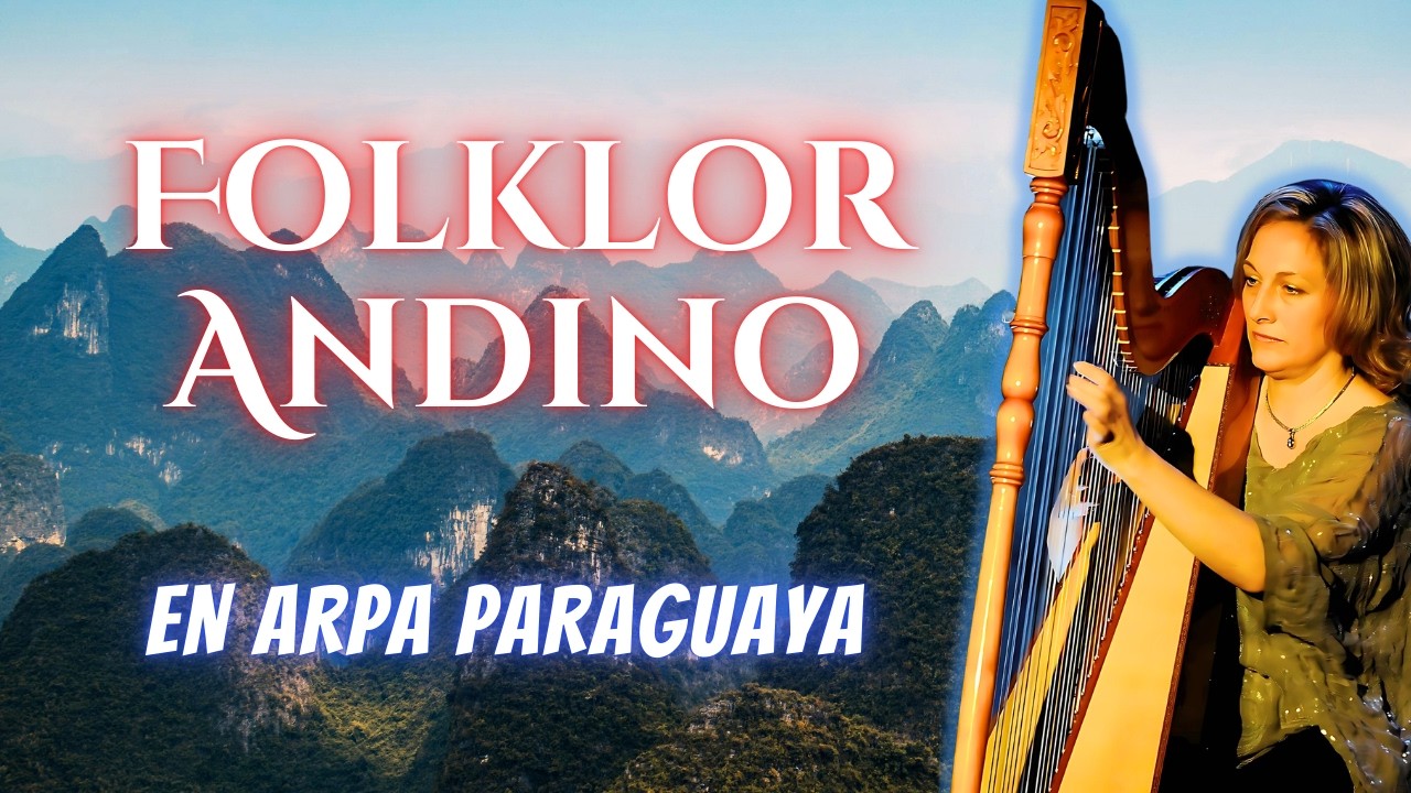 A vos te hay pesar – Flor de Kaluyo – Cojateñita – Salaque | Solo auf der paraguayischen Harfe 🪉🌄