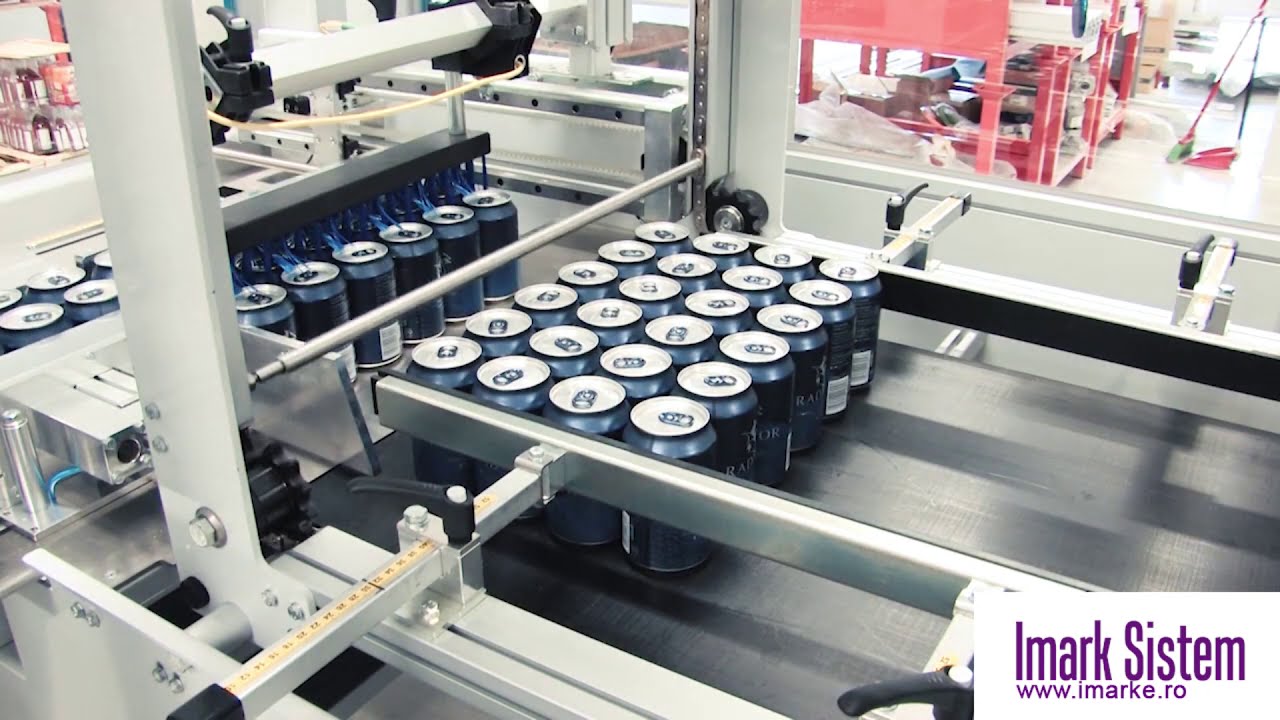 AMBALARE - Linie automata de ambalare ideala pentru industria bauturilor