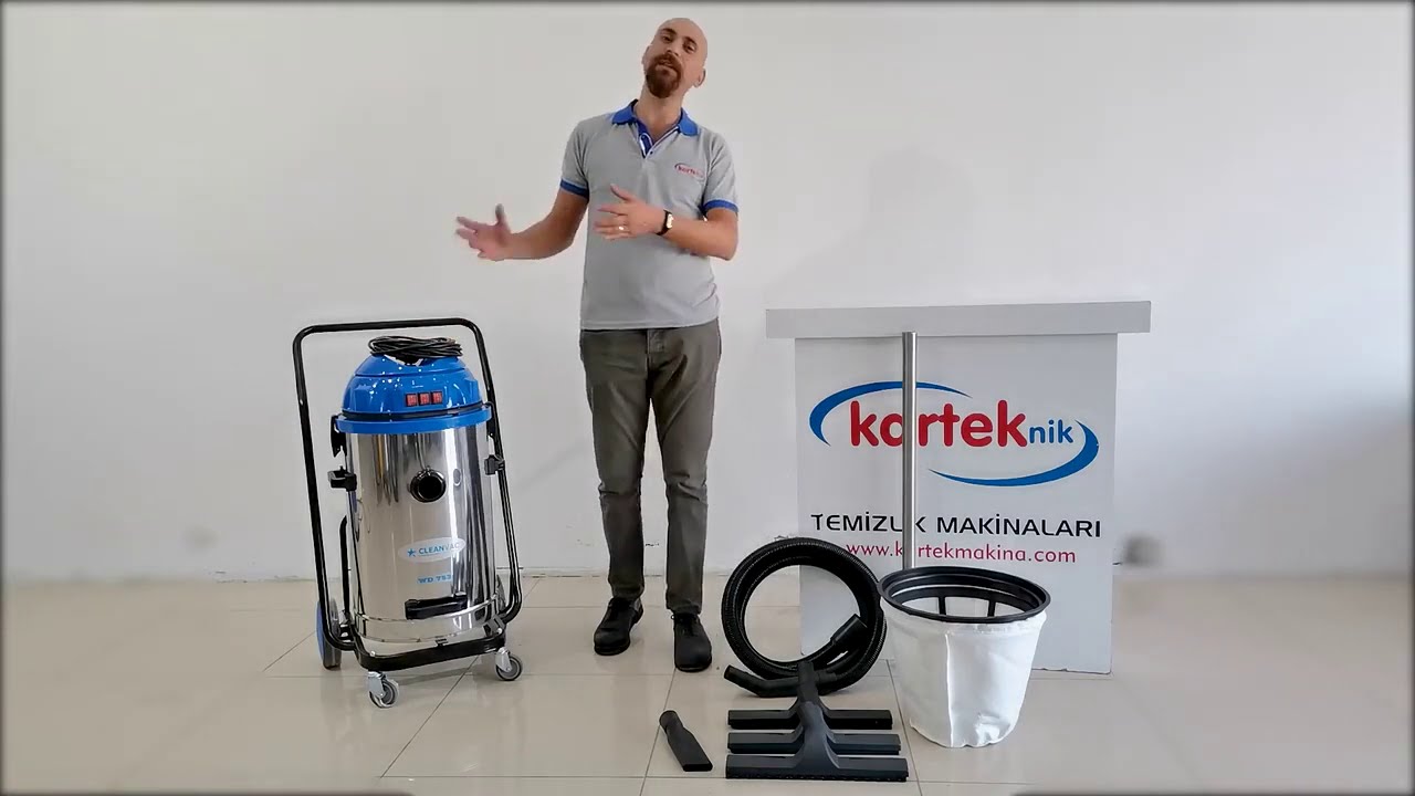 KARTEKNİK - CLEANVAC WD 753 TANITIM VİDEOSU / WD 753 PROMOTİONAL VİDEO