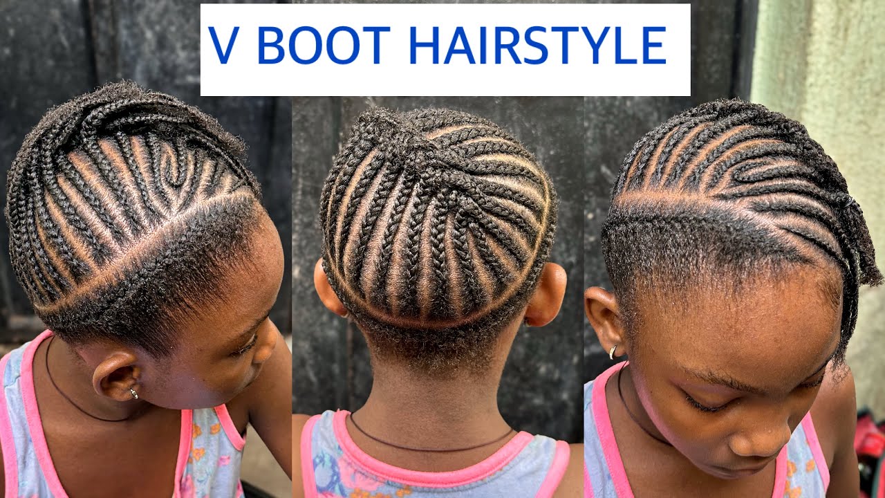 V BOOT HAIRSTYLE FULL TUTORIAL 
