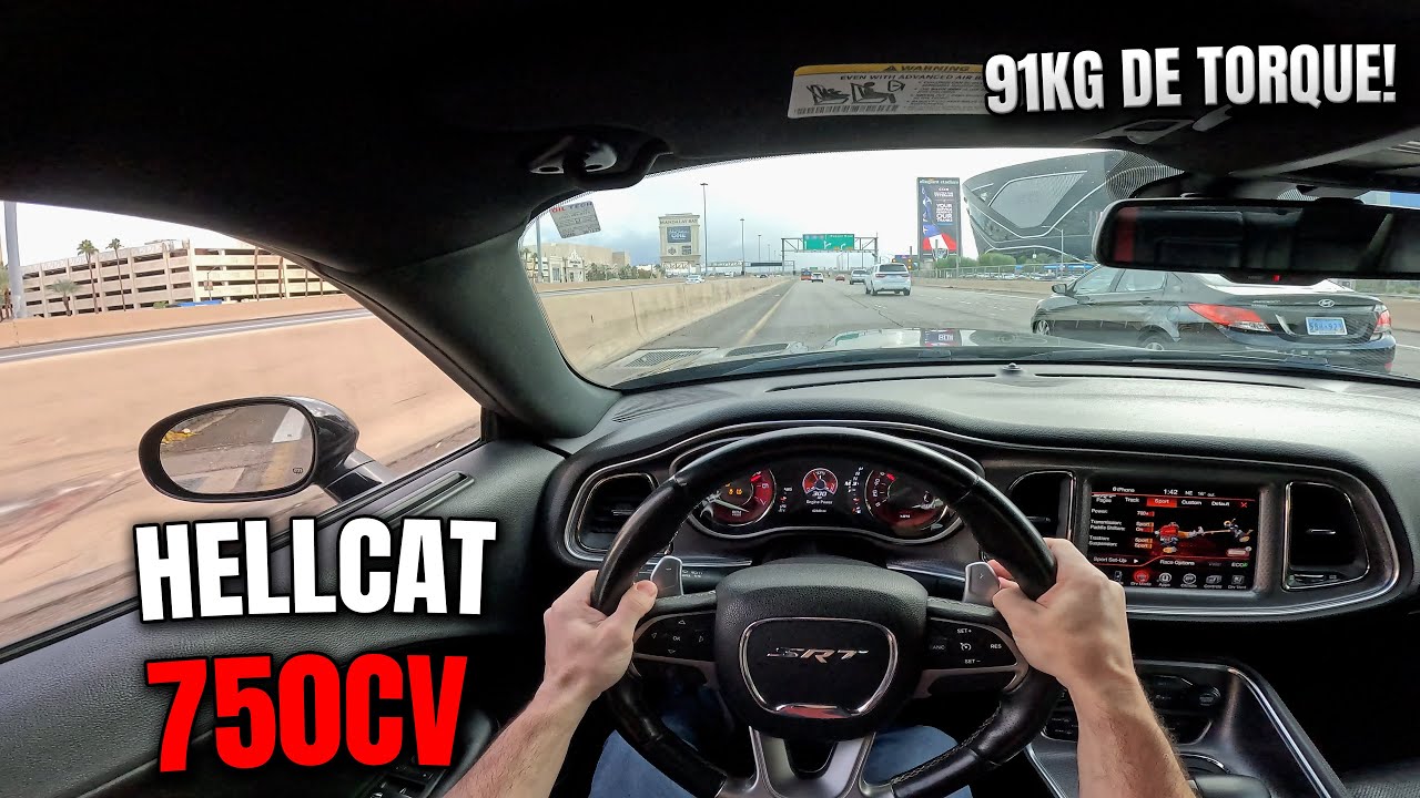 PEGUEI UM DODGE CHALLENGER HELLCAT DE 750CV 🚀
