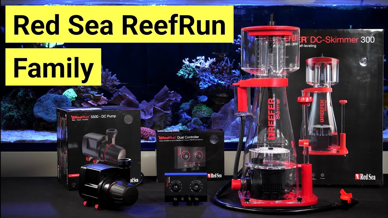 Red Sea ReefRun Family | Self-Levelling Skimmer & Smart Return Pump!