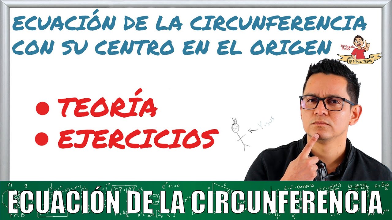 30. Ecuación de la circunferencia con centro en el origen.