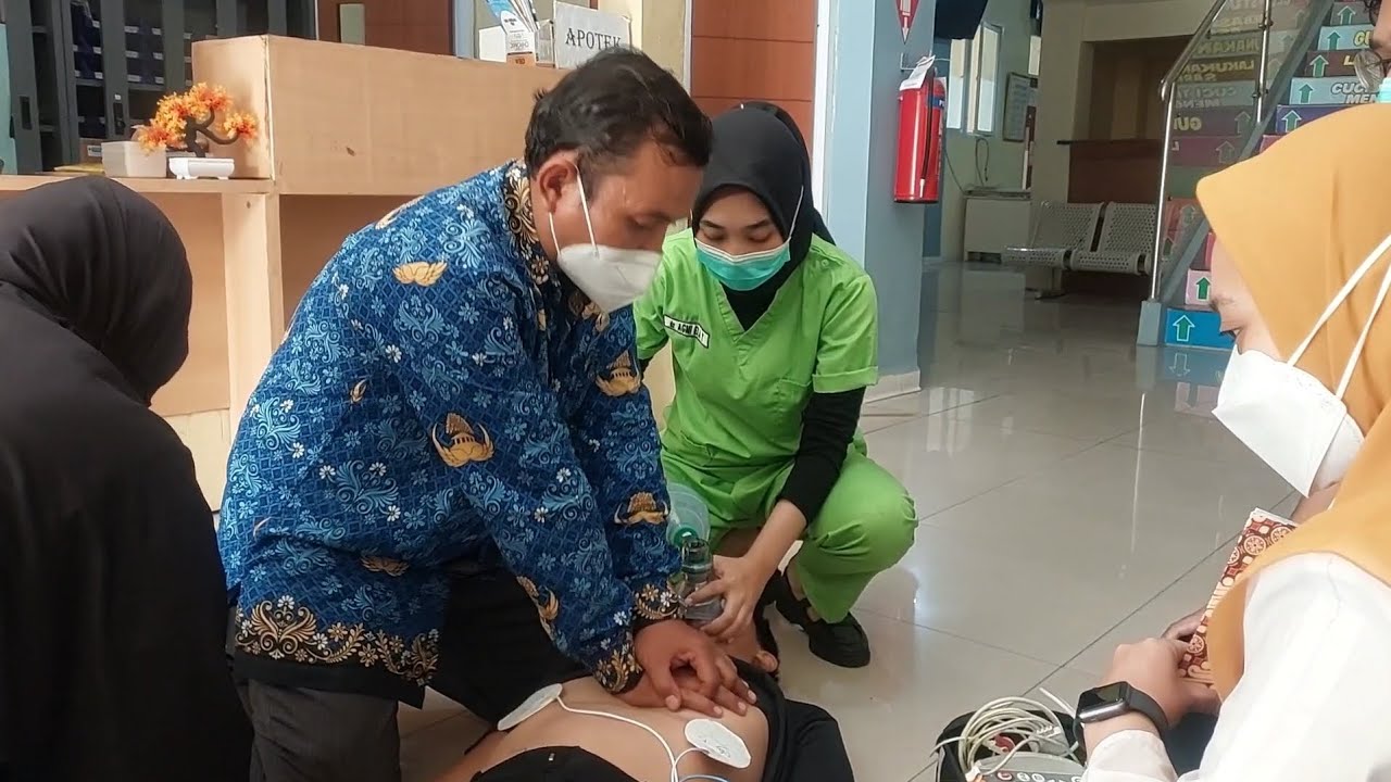 Simulasi CODE BLUE Puskesmas Krembangan Selatan