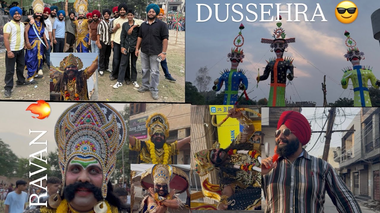 Happy Dussehra 🔥Ravan 😎Jalandhar 2025 🤍#trending #dussehra #ravan #jalandhar 