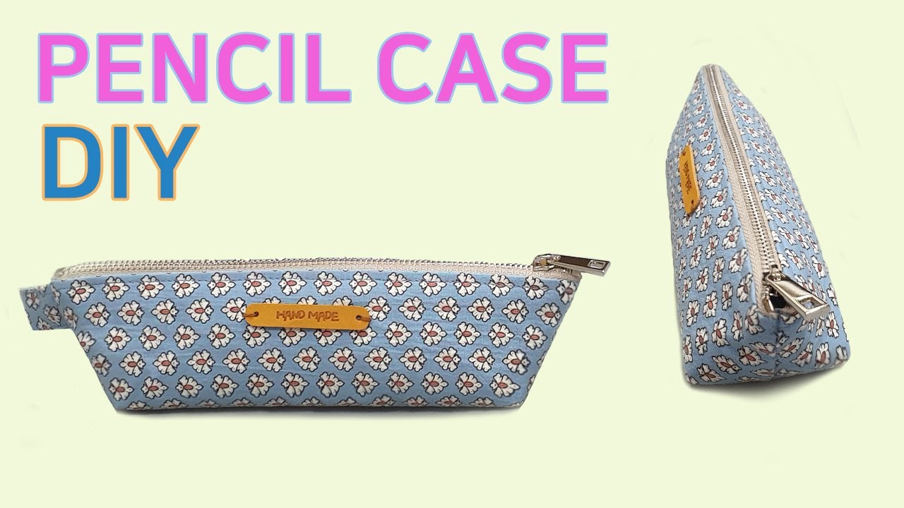 DIY Make a pencil case/Make a zipper pouch/작고 귀여운 필통 만들기/파우치/Machen Sie ein Federmäppchen