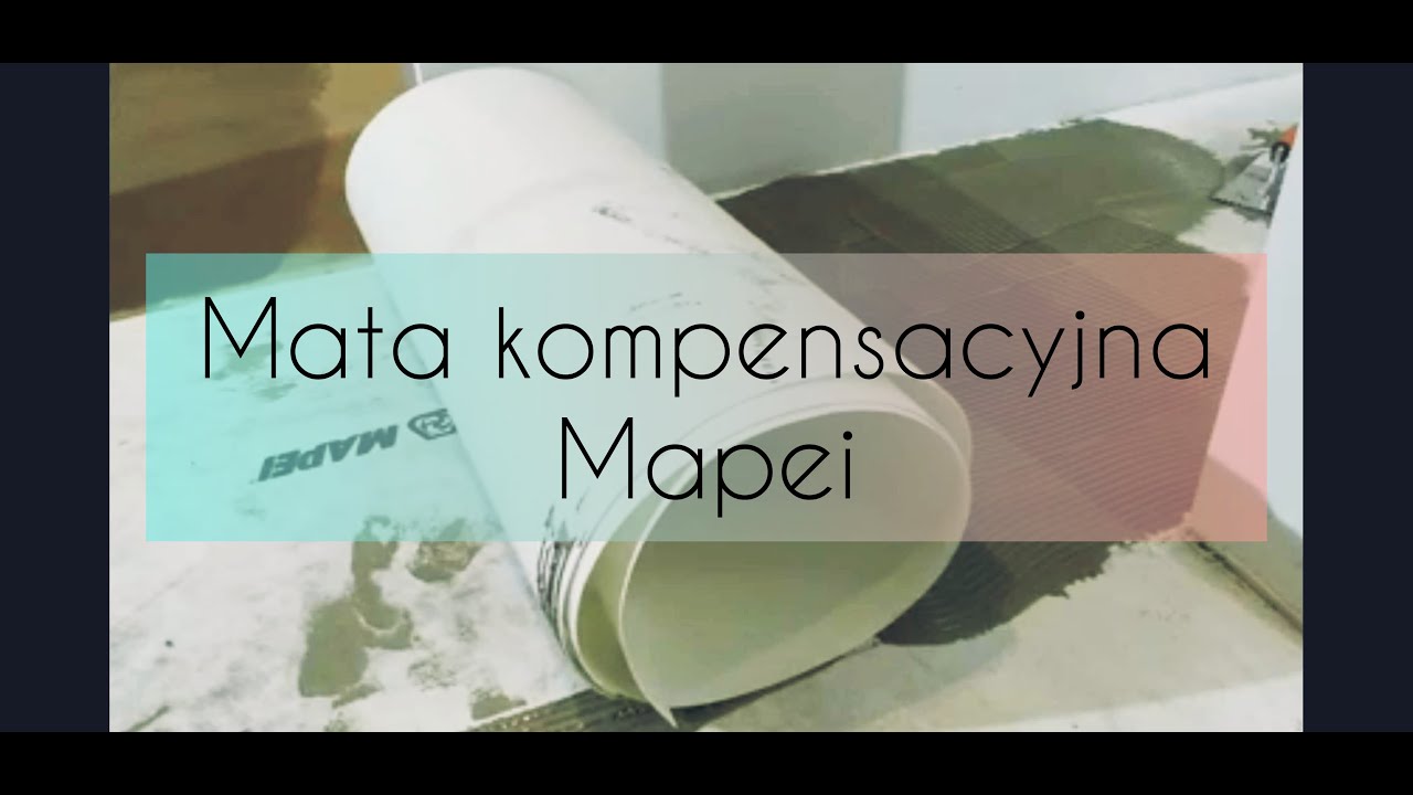 #3 Montaż maty kompensacyjnej na dylatacji Mapei
