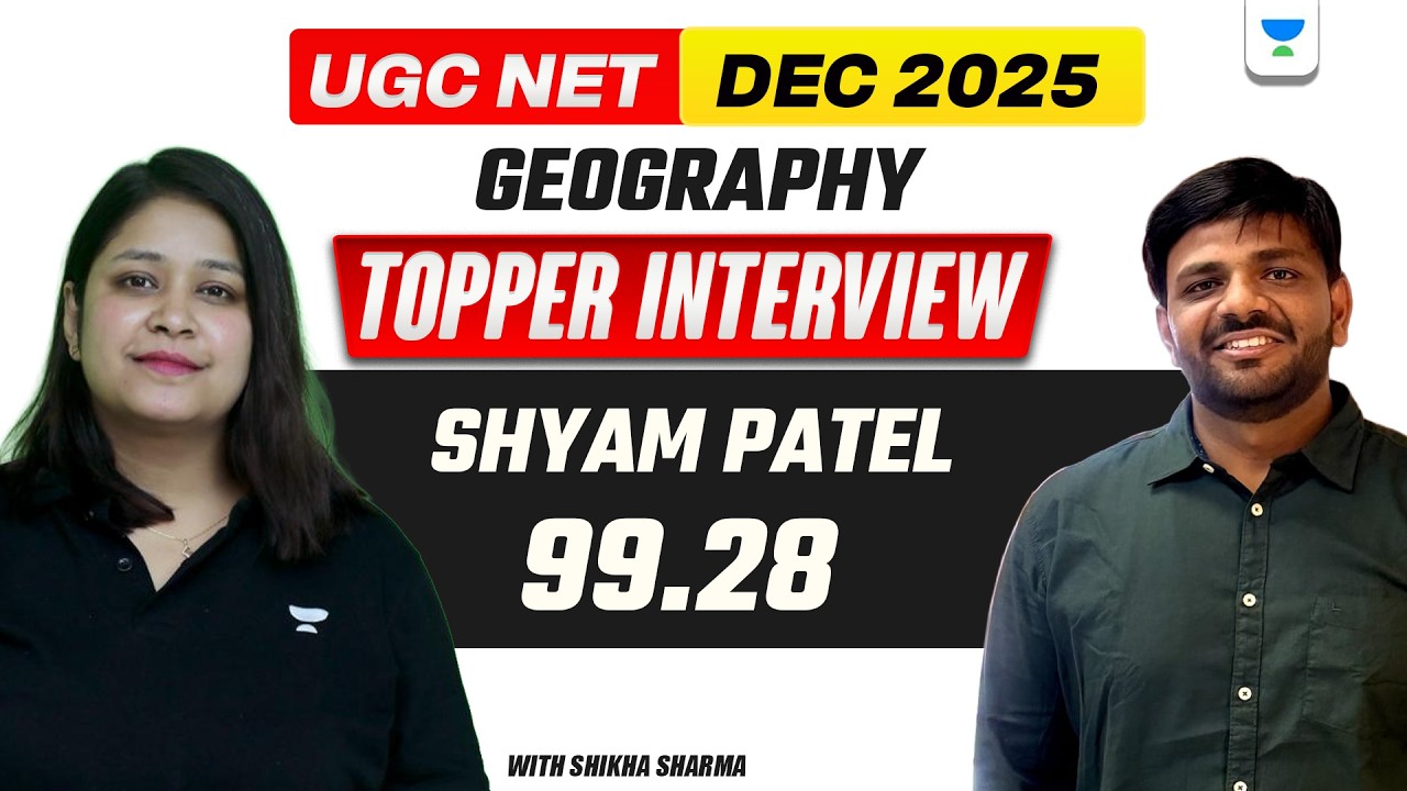 UGC NET Dec 2025 Geography Toppers Talk | UGC NET Geography Rankers Interview