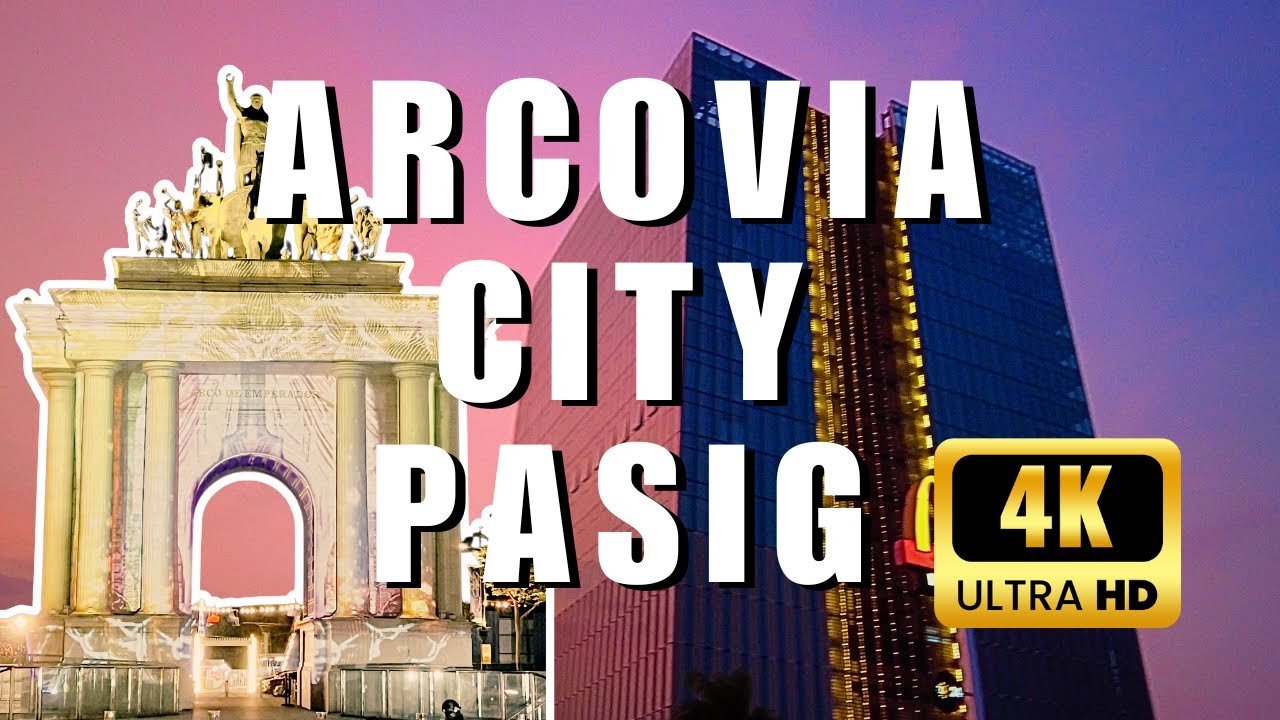 4K - ArcoVia City, Home of Megaworld's Iconic Monument (Pasig, Manila Philippines) - Walking Tour