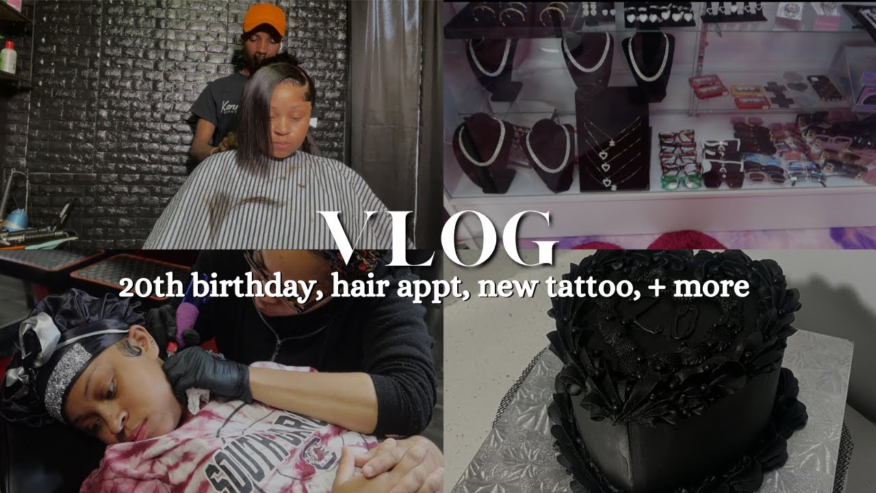 MY 20th BIRTHDAY, HAIR APPT, NEW TATTOO, + MORE | Zanadia Sim✮ne VLOG|