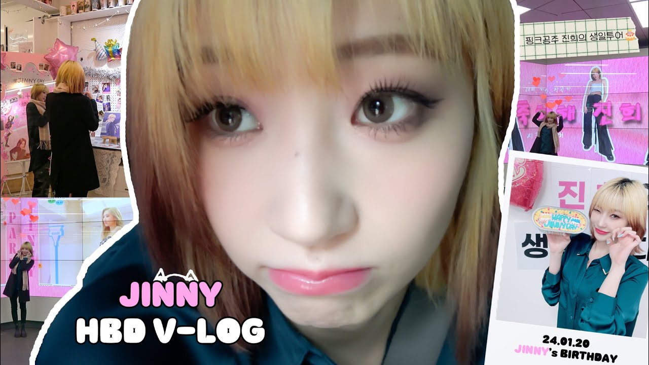 [JINNY V-LOG] HBD PINK PRINCESS JINNY🎂 | (ENG SUB)