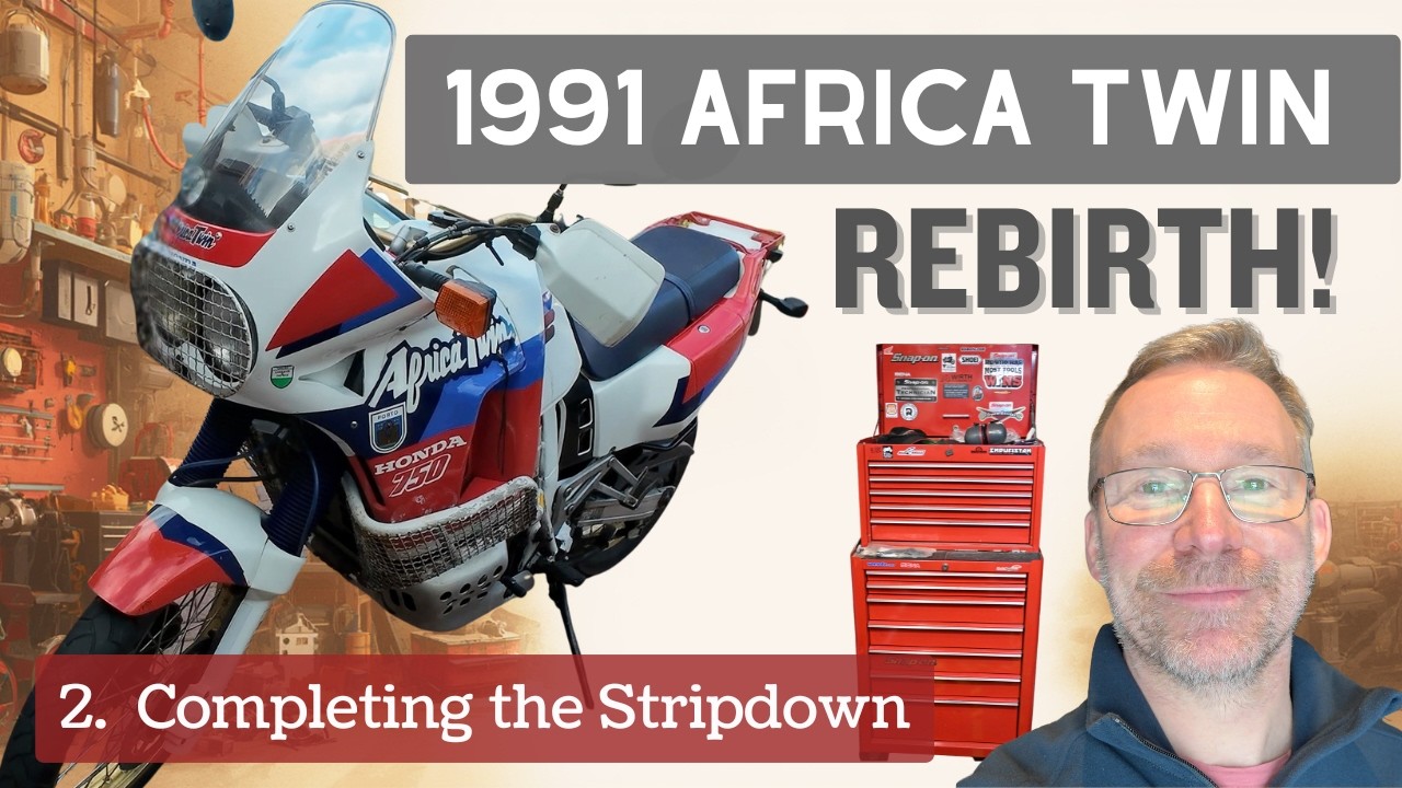 Africa Twin RD04: Возрождение! - Эпизод 2 - Завершение разборки